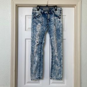 Acid wash Machine Jeans